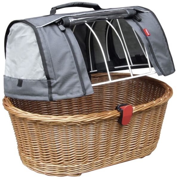 KLICKfix Doggy Basket Plus Fix Hundefahrradkorb 0399FH - natur – Bild 7