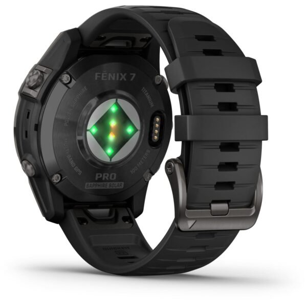 Garmin Fenix 7 Pro Sapphire Solar GPS Smartwatch - 47mm - Carbon/Grau – Bild 5
