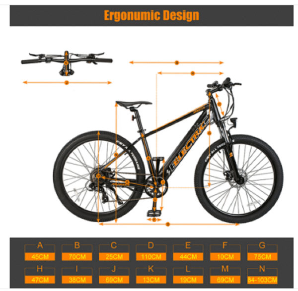 FAFREES 27,5 Zoll 25km/h E-Bike – Bild 3