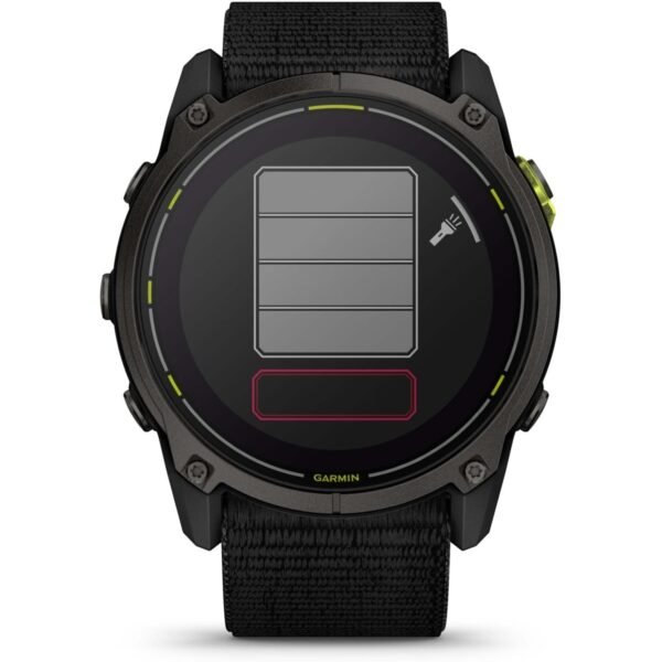Garmin Enduro 3 Sapphire Solar GPS Smartwatch - Schwarz/Carbongrau DLC Titan – Bild 3