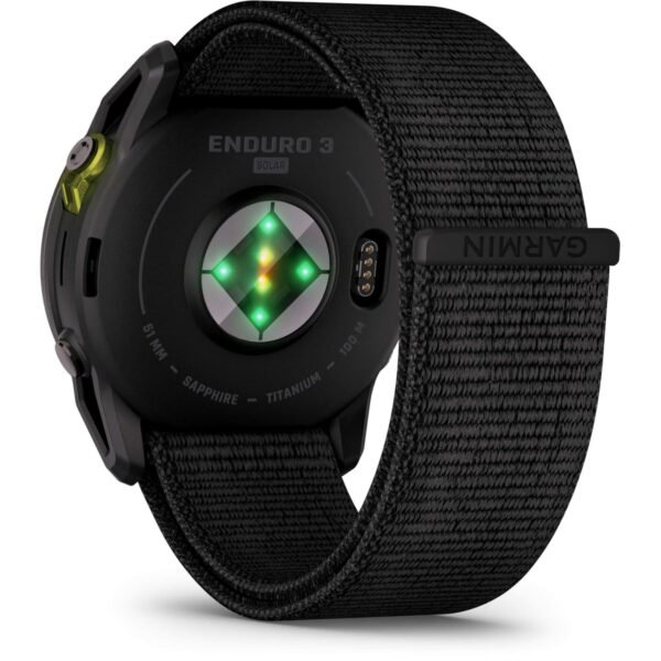 Garmin Enduro 3 Sapphire Solar GPS Smartwatch - Schwarz/Carbongrau DLC Titan – Bild 7