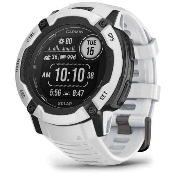 Garmin Instinct 2X Solar GPS Smartwatch Standard Edition - steinweiss – Bild 7