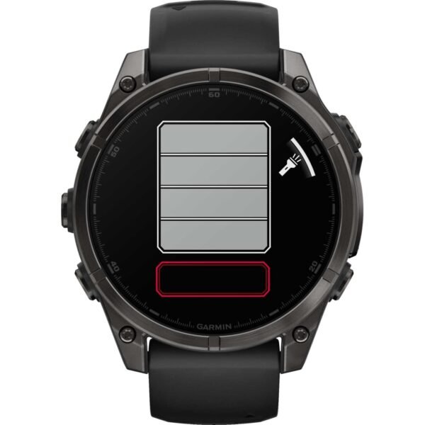 Garmin fenix 8 AMOLED Sapphire GPS Smartwatch - 47mm - Schwarz/Titan Carbongrau DLC – Bild 7