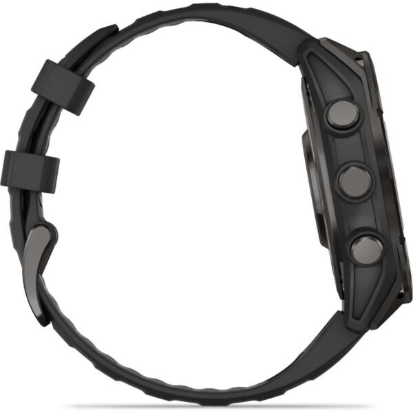 Garmin fenix 8 AMOLED Sapphire GPS Smartwatch - 47mm - Schwarz/Titan Carbongrau DLC – Bild 4