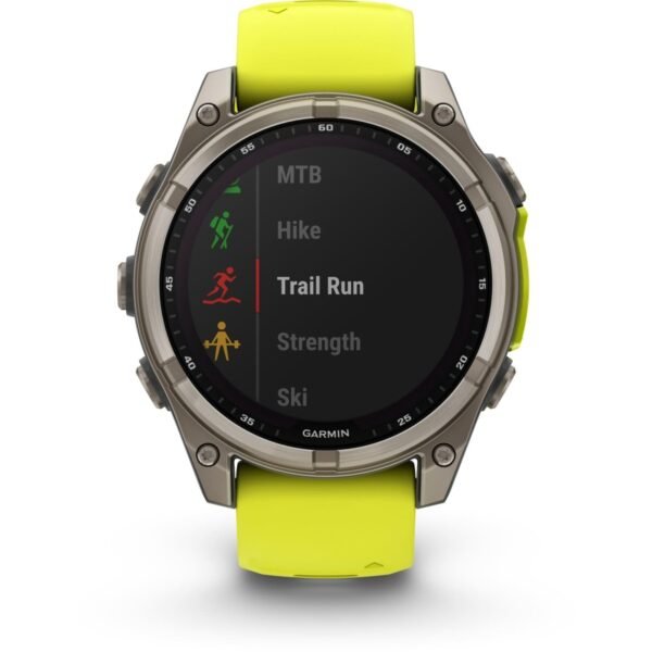Garmin fenix 8 Sapphire Solar GPS Smartwatch - 47mm - Graphit/Titanium Titan – Bild 2