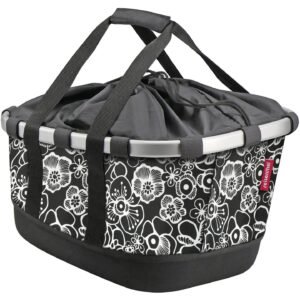 KLICKfix Bikebasket GT Uniklip 2 - Fahrradkorb - fleur black