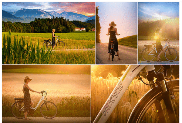 Pedelec E-Bike Cityfahrrad 28'' Adore Versailles weiß-grün Adore 111E. – Bild 7